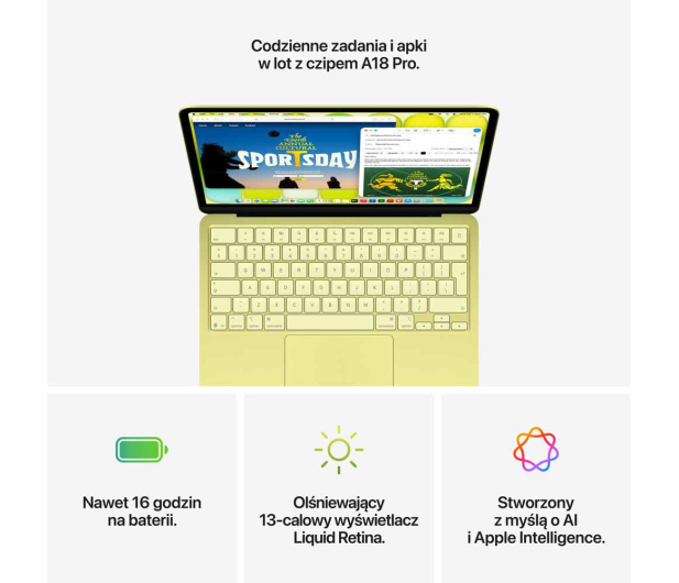 Apple MacBook Neo A18 Pro/8GB/256/Mac OS Subtelny róż - 1507105 - zdjęcie 10